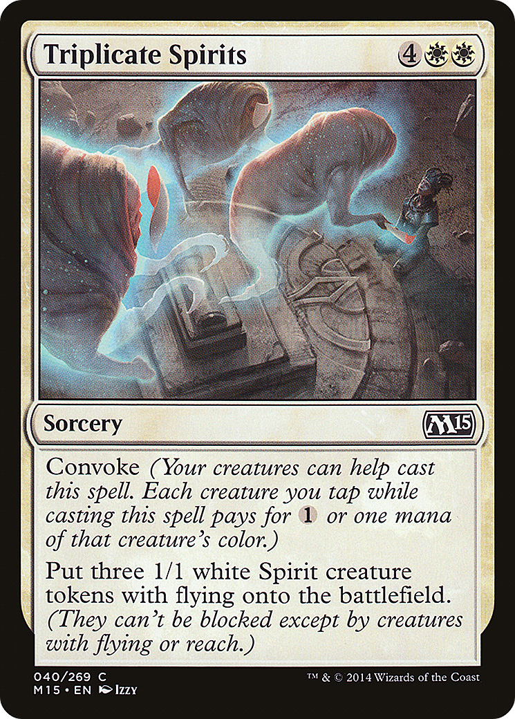 Triplicate Spirits (040) Foil - Magic 2015