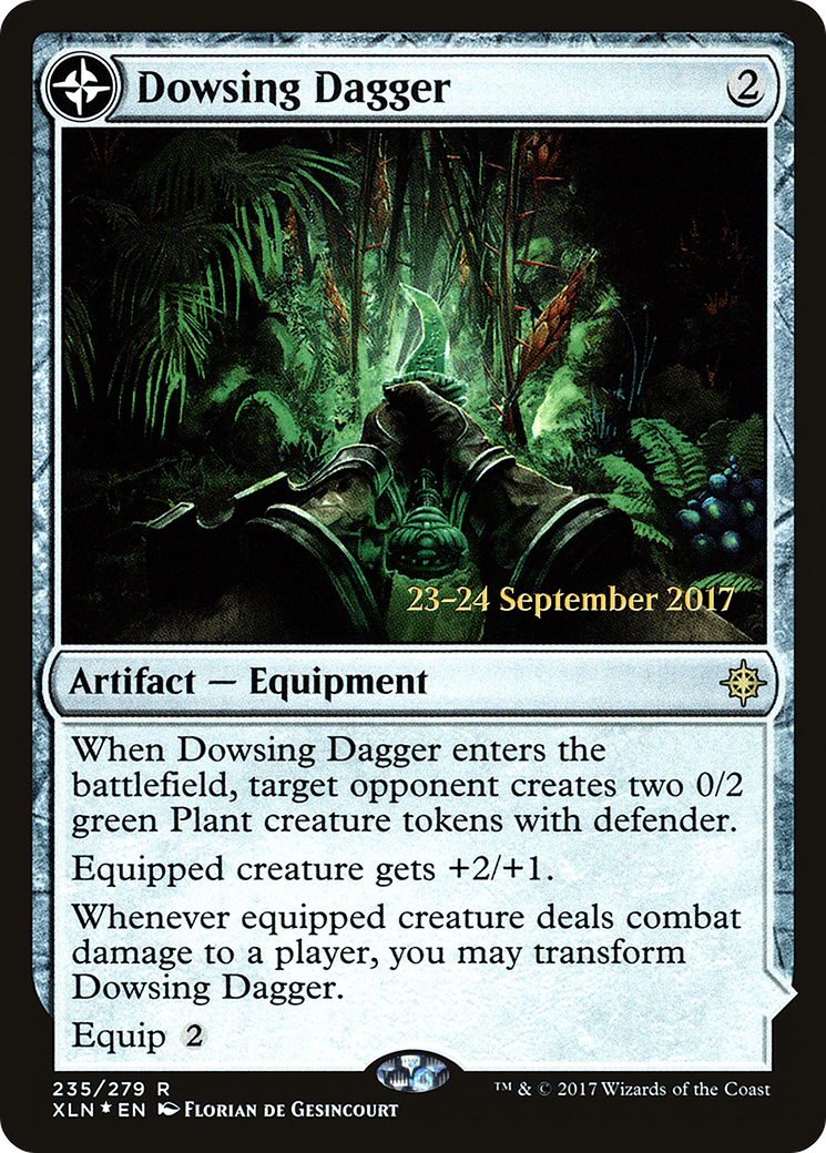Dowsing Dagger // Lost Vale (235s) Foil - Ixalan Promos
