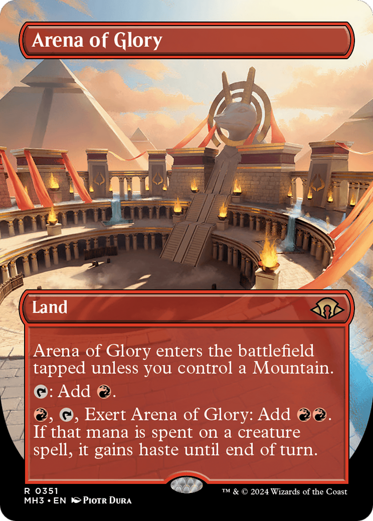Arena of Glory (Borderless) (351) Foil - Modern Horizons 3