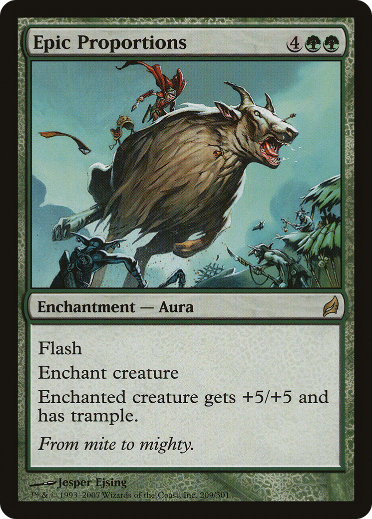 Epic Proportions (209) Foil - Lorwyn