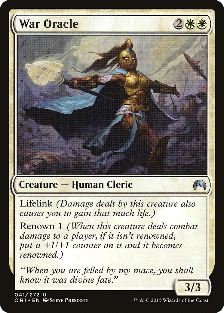 War Oracle (041) Foil - Magic Origins