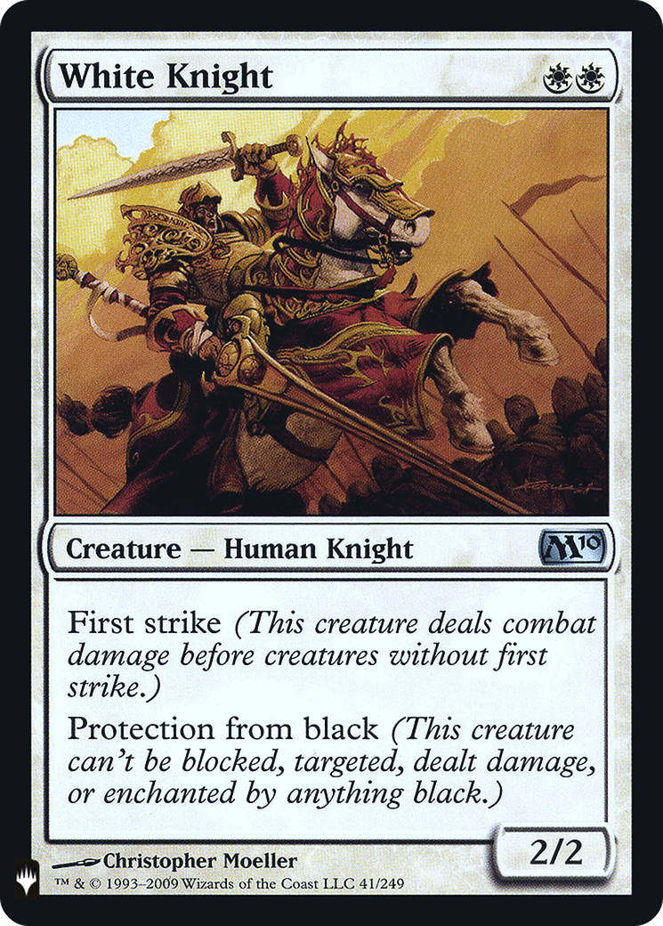 White Knight (M10-41) Foil - The List