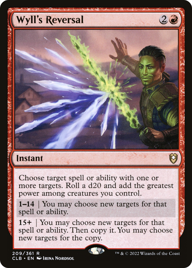 Wyll's Reversal (209) Foil - Commander Legends: Battle for Baldur's Gate