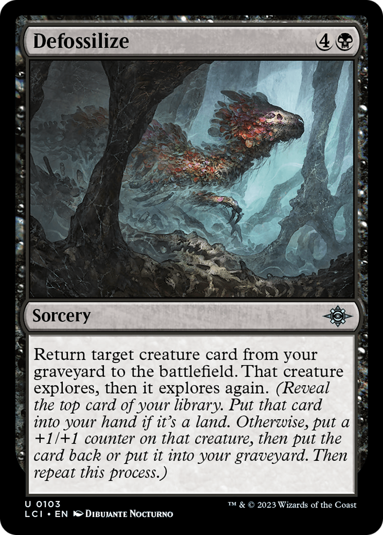 Defossilize (103) Foil - The Lost Caverns of Ixalan