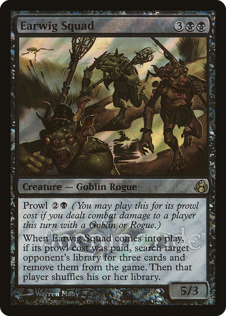 Earwig Squad (60★) Foil - Morningtide Promos