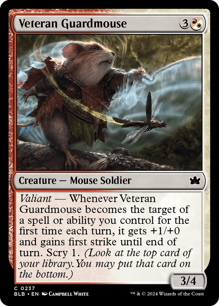 Veteran Guardmouse (237) Foil - Bloomburrow