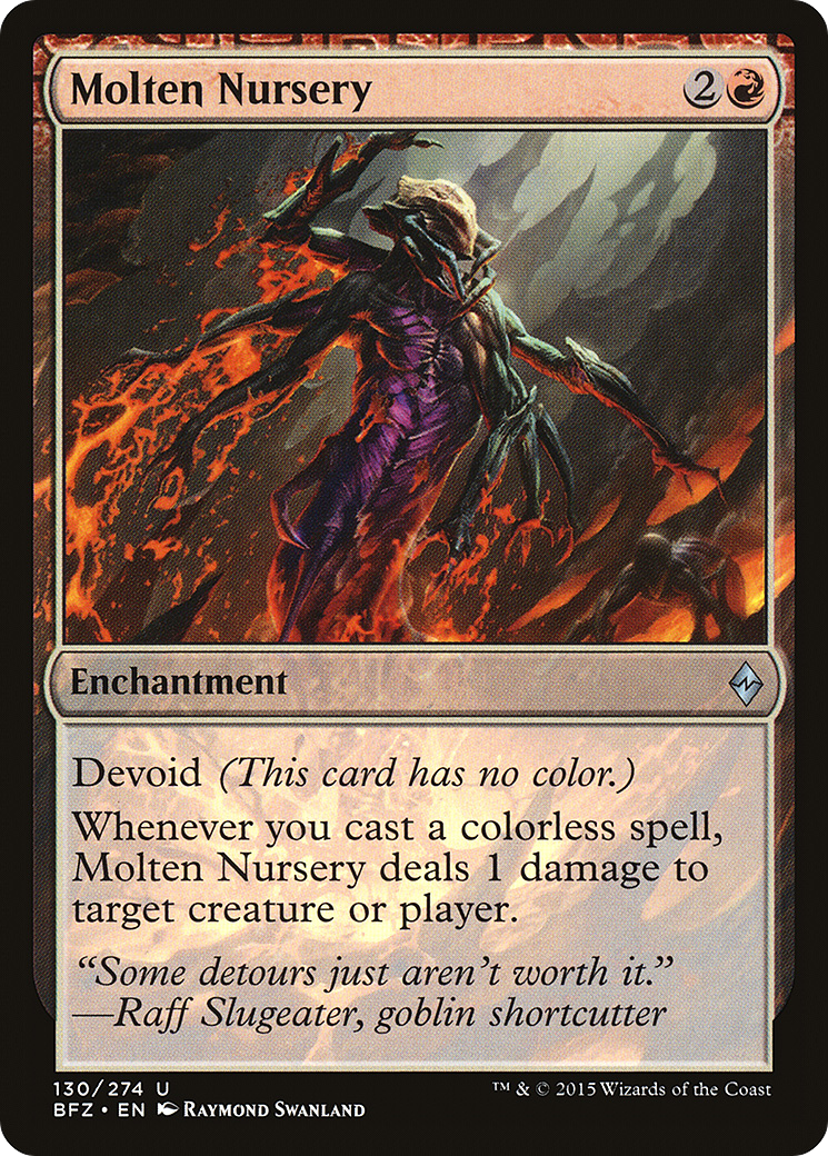 Molten Nursery (130) Foil - Battle for Zendikar
