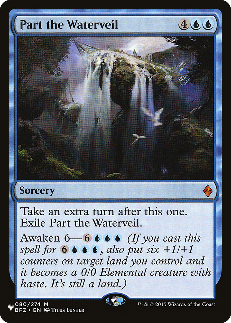 Part the Waterveil (BFZ-80)
