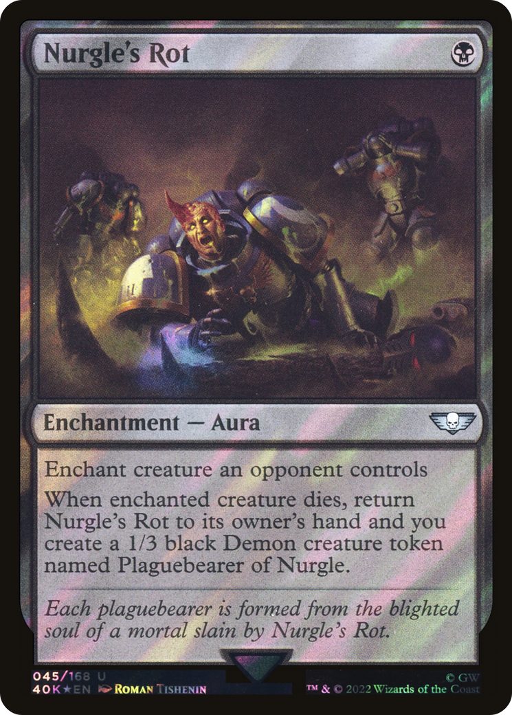 Nurgle's Rot (045) Surge Foil - Warhammer 40,000 Commander