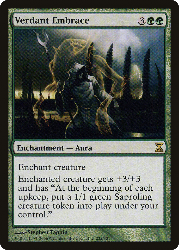 Verdant Embrace (232) Foil - Time Spiral