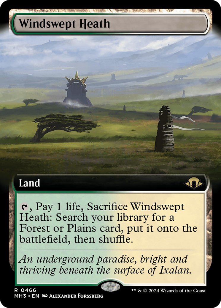 Windswept Heath (Extended Art) (466) Foil - Modern Horizons 3
