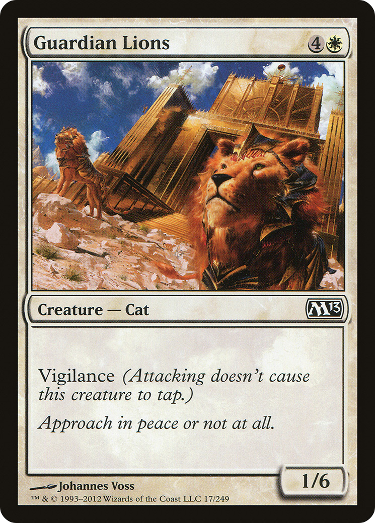 Guardian Lions (017) Foil - Magic 2013