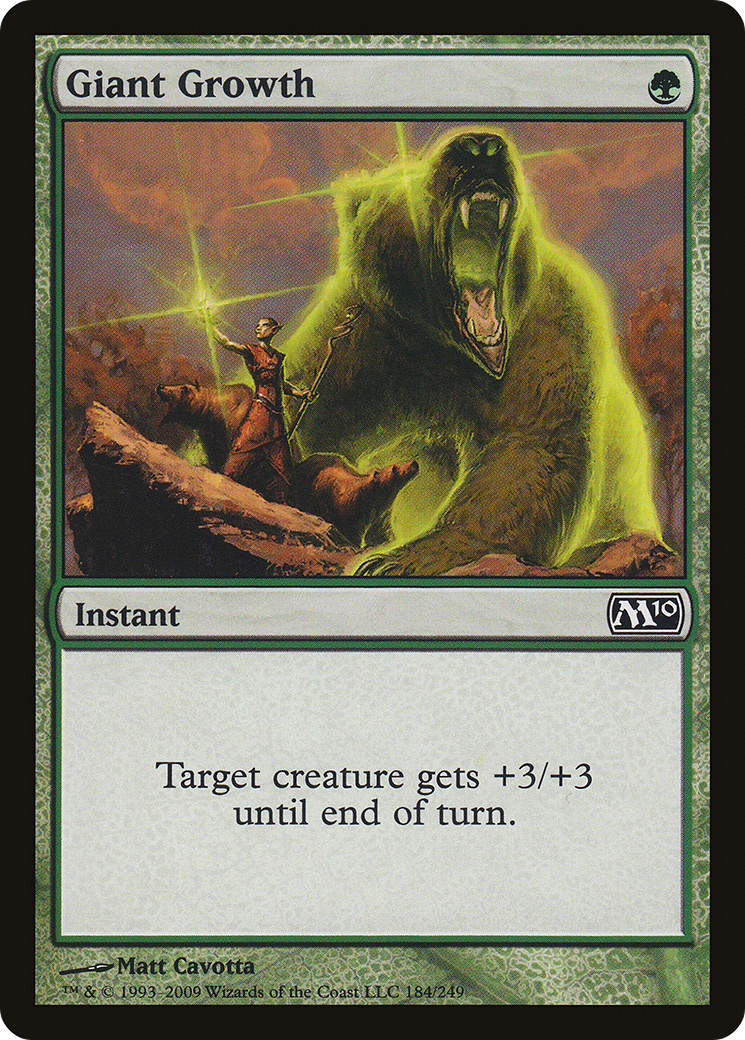 Giant Growth (184) Foil - Magic 2010