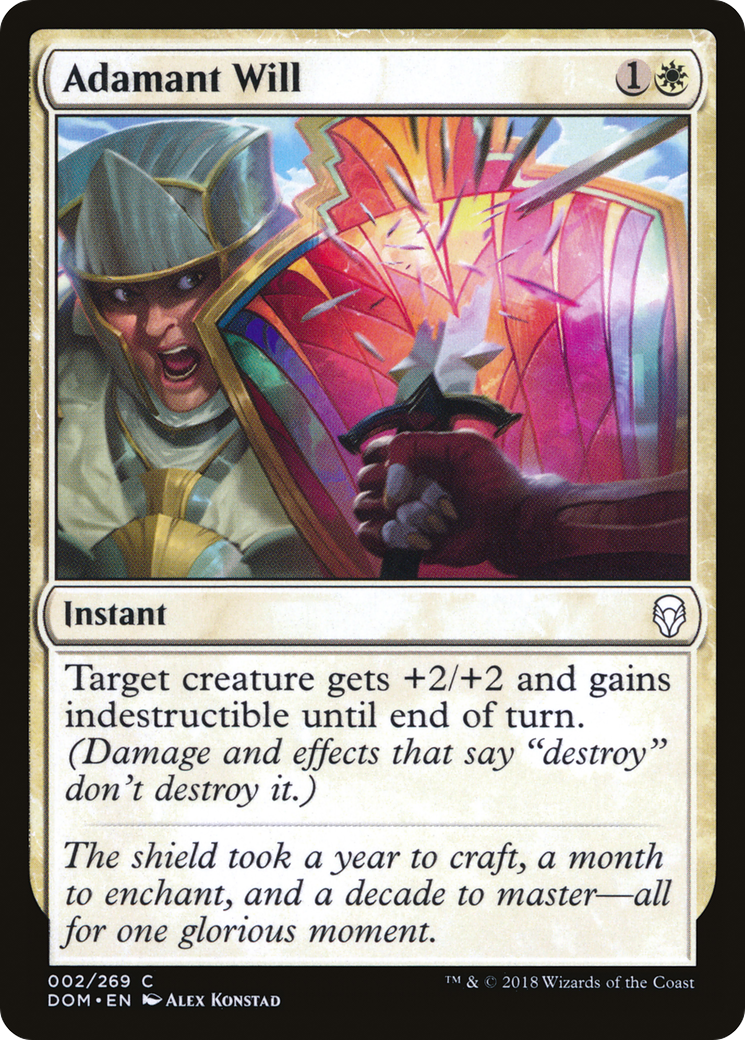 Adamant Will (002) Foil - Dominaria