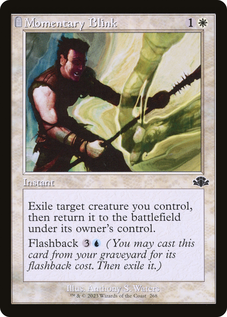 Momentary Blink (Retro) (268) Foil - Dominaria Remastered