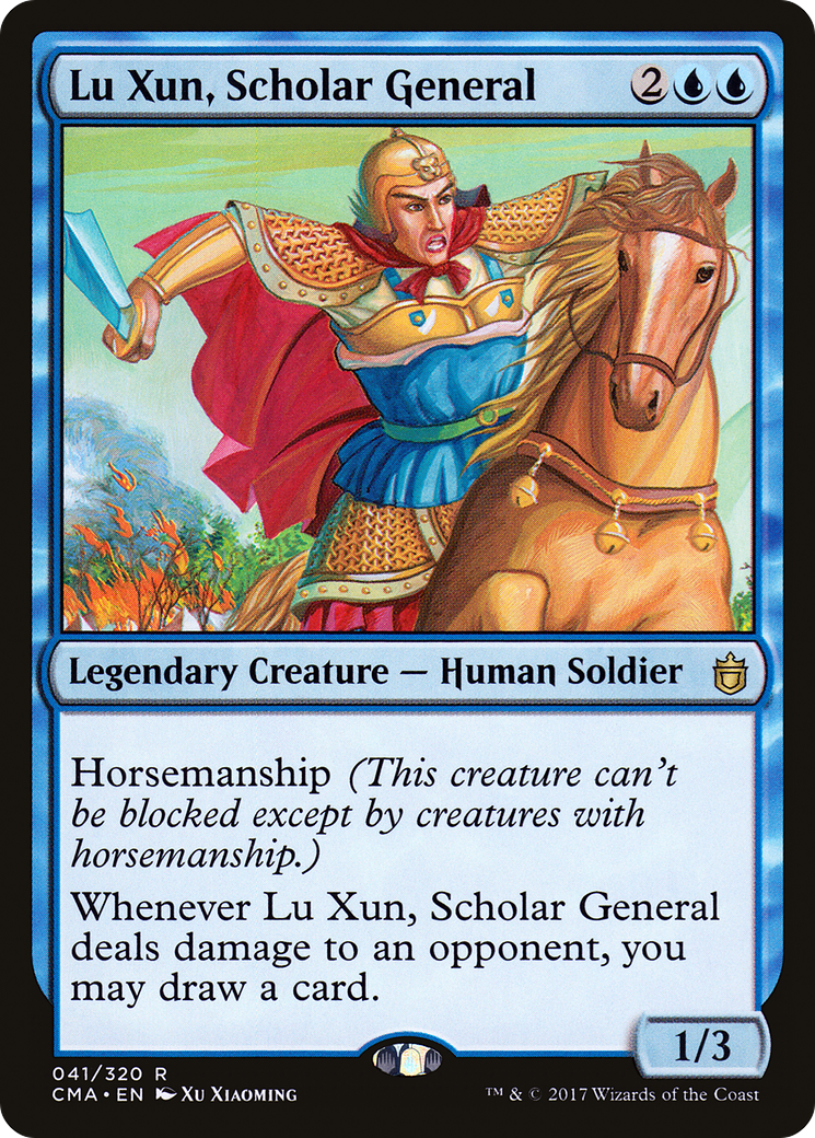 Lu Xun, Scholar General (041) - Commander Anthology