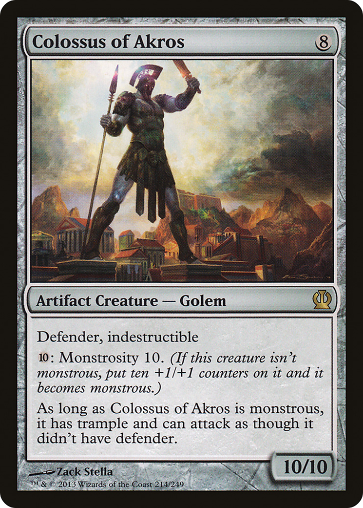 Colossus of Akros (214) Foil - Theros