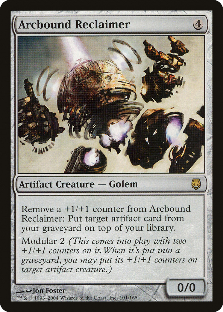 Arcbound Reclaimer (101) Foil - Darksteel