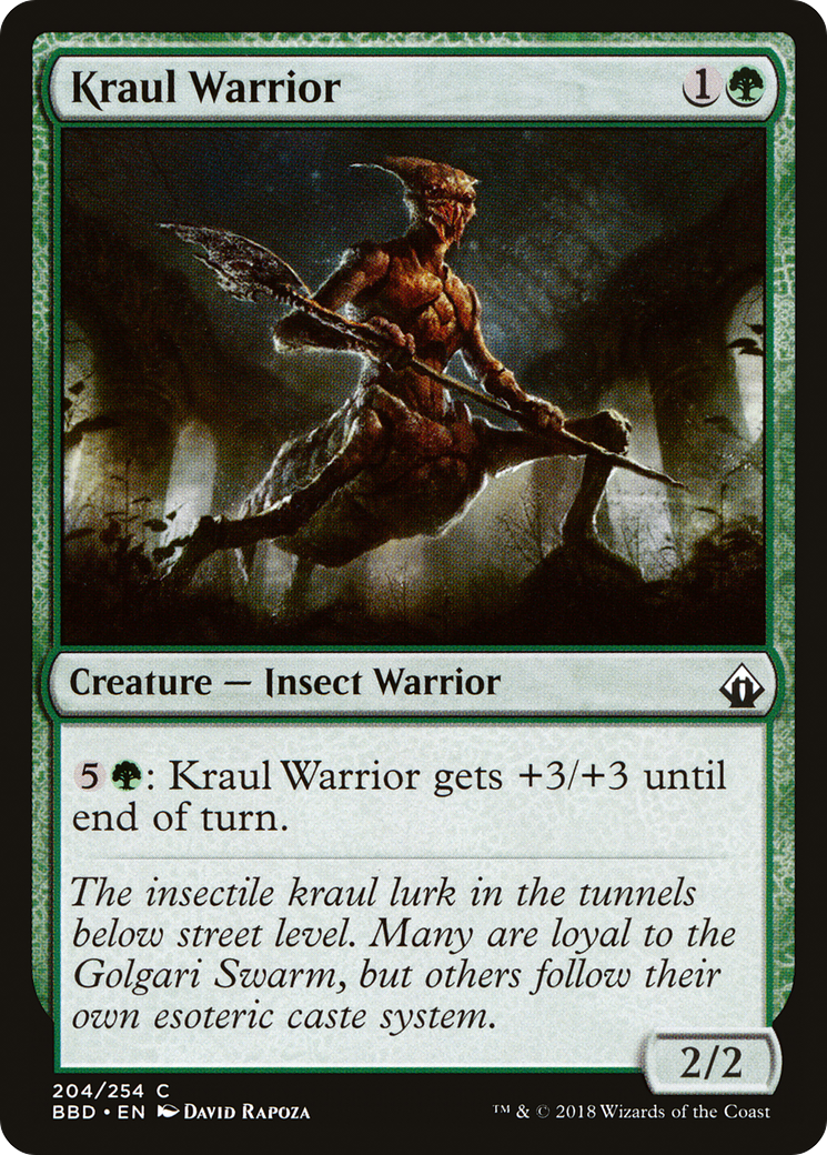 Kraul Warrior (204) Foil - Battlebond