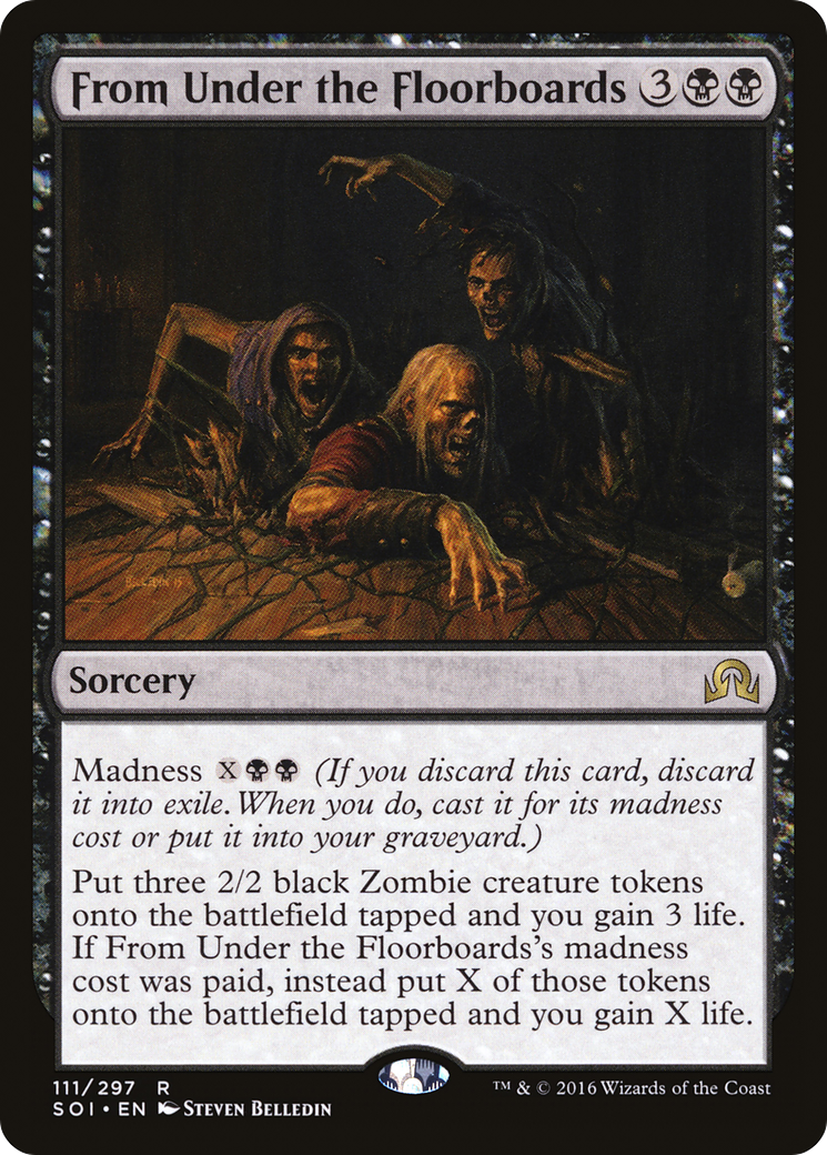 From Under the Floorboards (111) Foil - Shadows over Innistrad