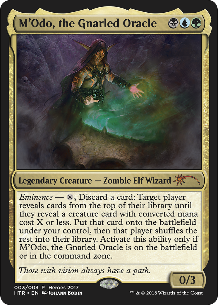 M'Odo, the Gnarled Oracle (003) - 2017 Heroes of the Realm