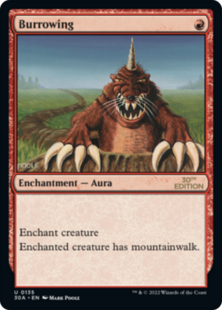 Burrowing (135) - 30th Anniversary Edition