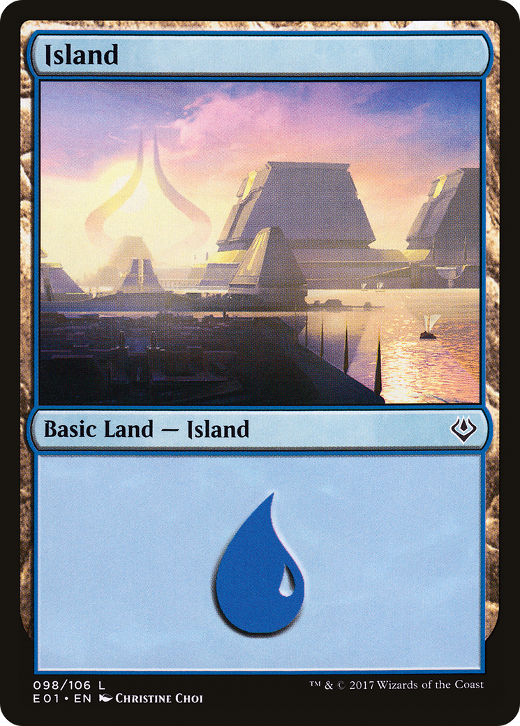 Island (098) - Archenemy: Nicol Bolas
