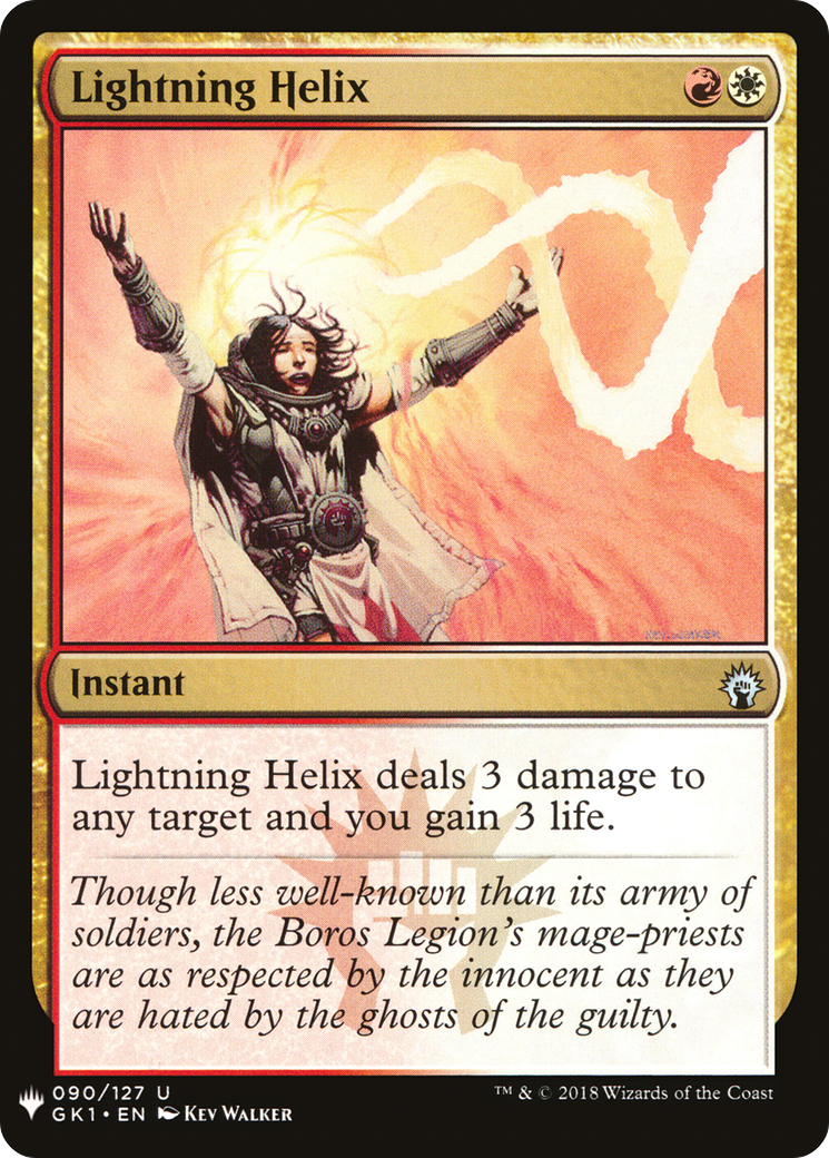 Lightning Helix (GK1-90) - The List