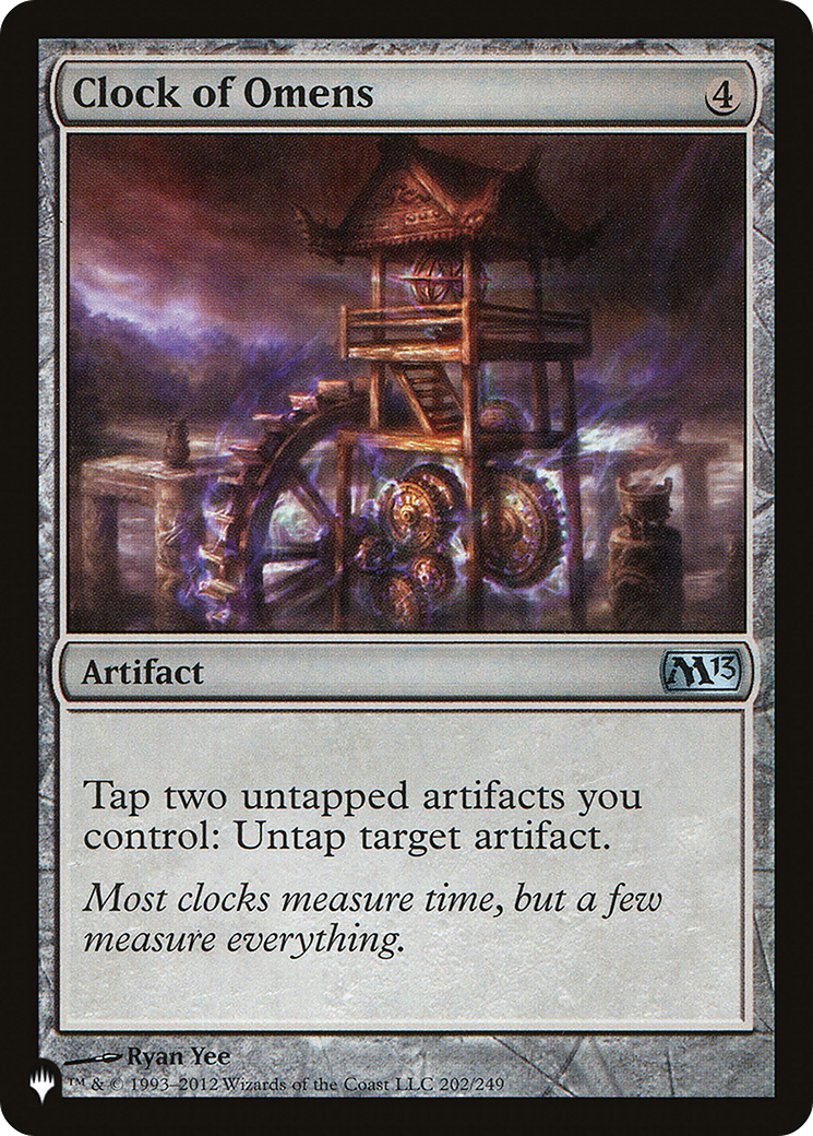 Clock of Omens (M13-202) - The List