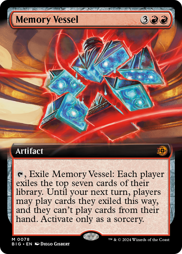 Memory Vessel (Extended Art) (078) Foil - The Big Score