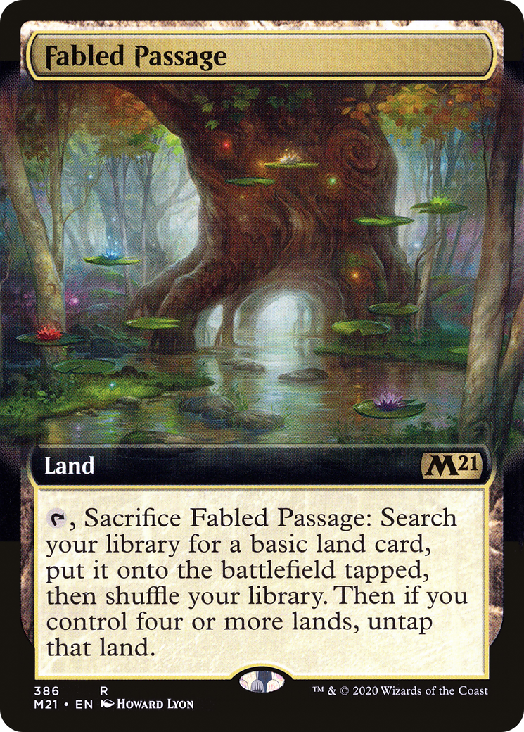 Fabled Passage (Extended Art) (386) Foil - Core Set 2021
