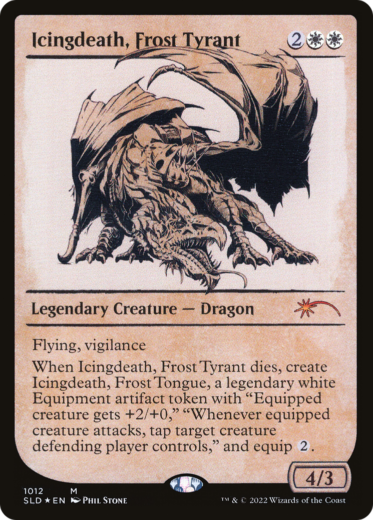 Icingdeath, Frost Tyrant (1012b) Foil - Secret Lair Drop