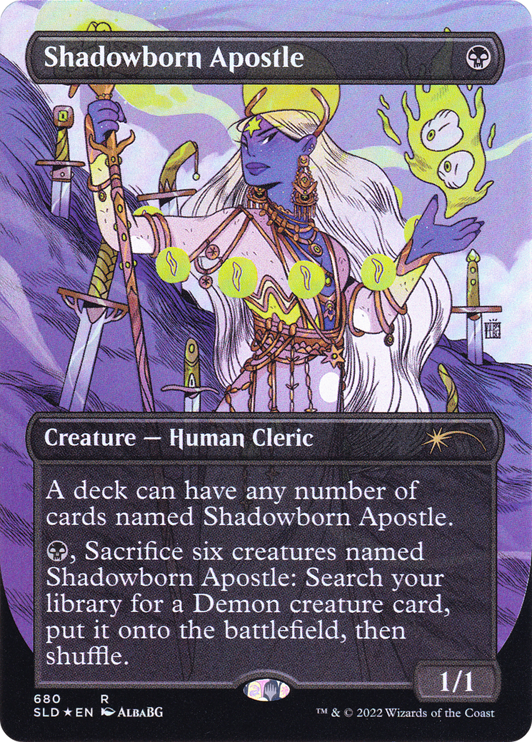 Shadowborn Apostle: (Full Art)(Borderless) Foil (680)
