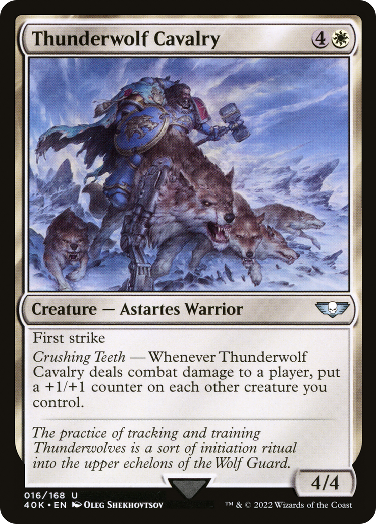 Thunderwolf Cavalry (016) - Warhammer 40,000 Commander