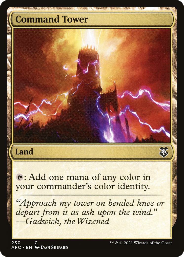 Command Tower (230) - Forgotten Realms Commander