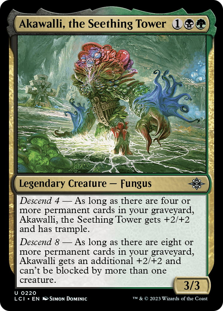 Akawalli, the Seething Tower (220) Foil - The Lost Caverns of Ixalan