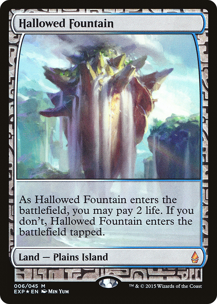 Hallowed Fountain (006) Foil - Zendikar Expeditions