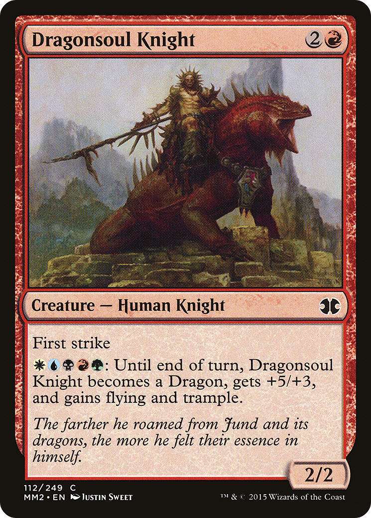 Dragonsoul Knight (112) Foil - Modern Masters 2015