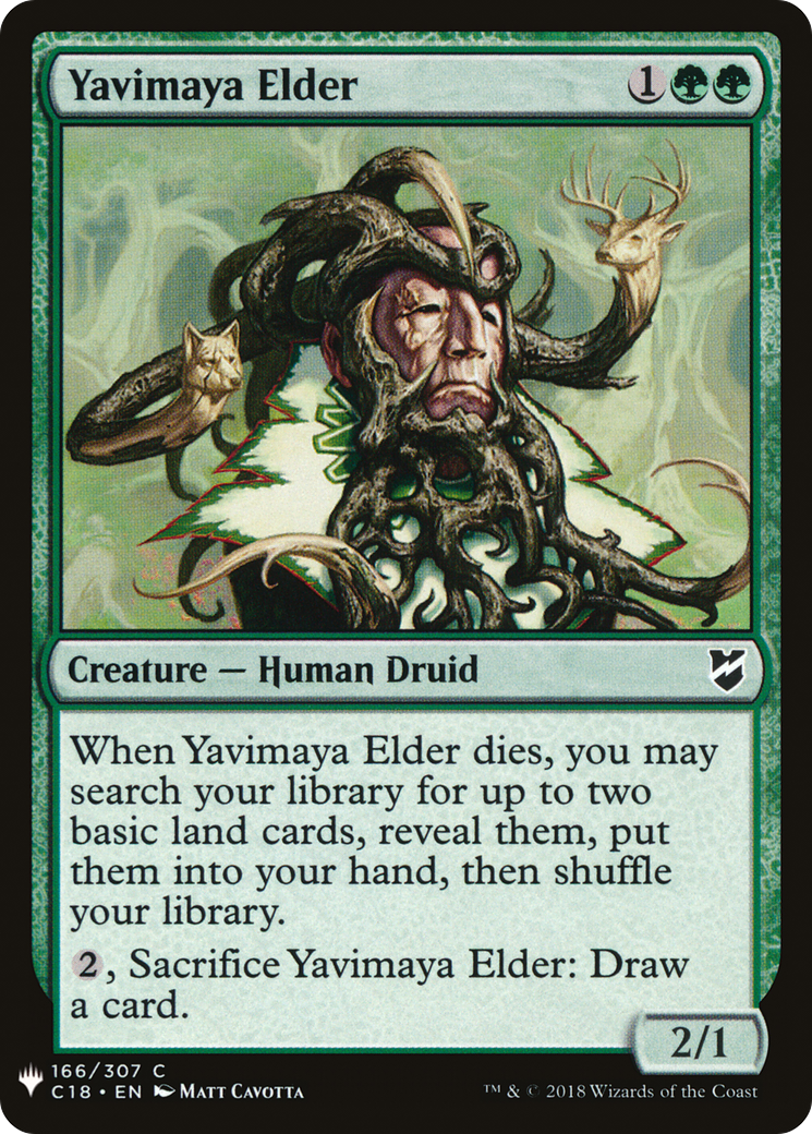 Yavimaya Elder (C18-166) - The List