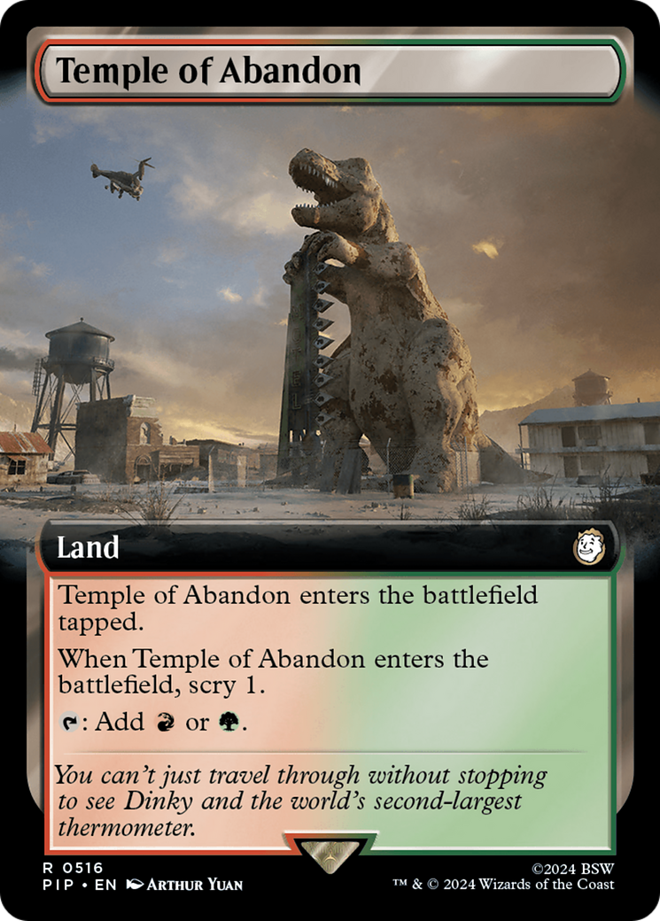 Temple of Abandon (Extended Art) (516) Foil - Fallout