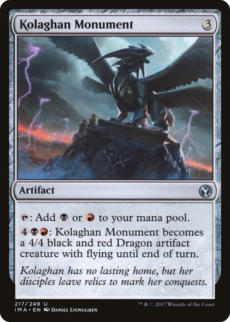 Kolaghan Monument (217) Foil - Iconic Masters