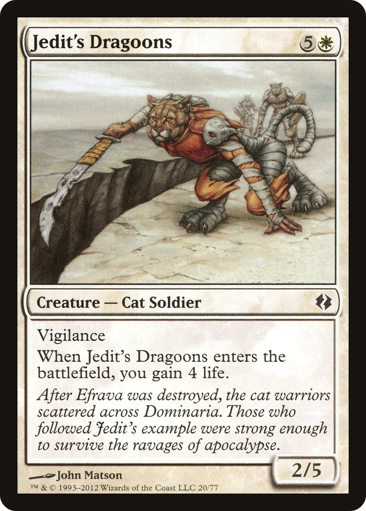 Jedit's Dragoons (020) - Duel Decks: Venser vs. Koth