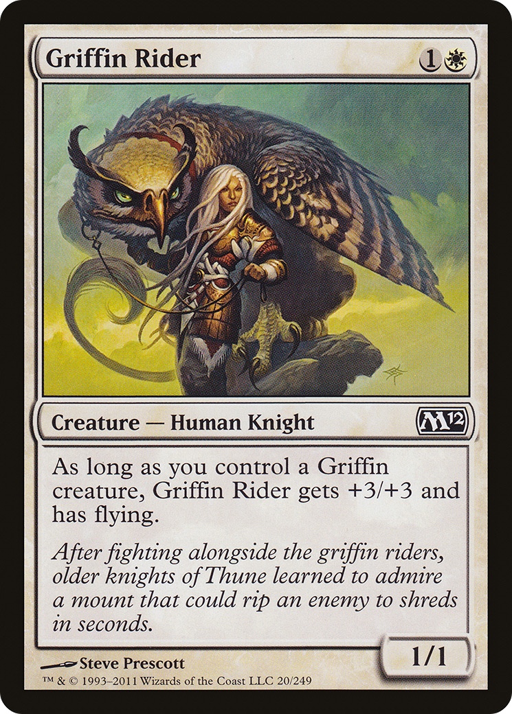 Griffin Rider (020) Foil - Magic 2012