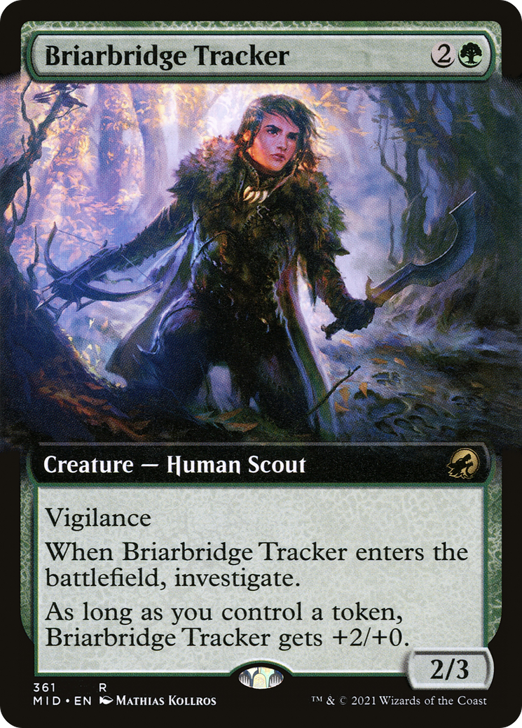 Briarbridge Tracker (Extended Art) (361) Foil - Innistrad: Midnight Hunt