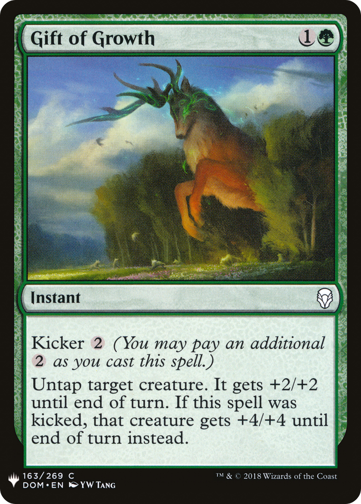 Gift of Growth (DOM-163) - The List
