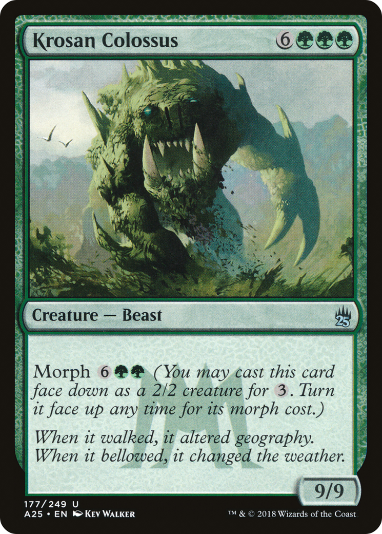 Krosan Colossus (177) Foil - Masters 25