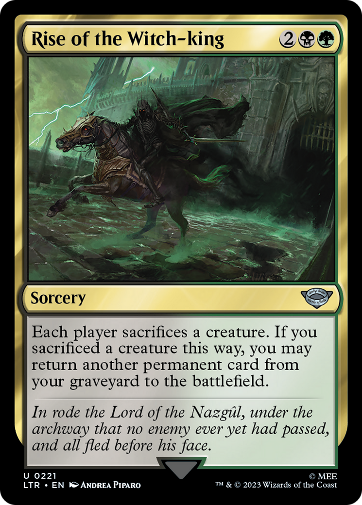 Rise of the Witch-King (221) Foil - The Lord of the Rings: Tales of Middle-earth