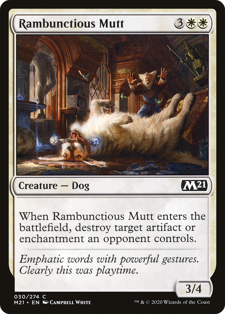 Rambunctious Mutt (030) - Core Set 2021