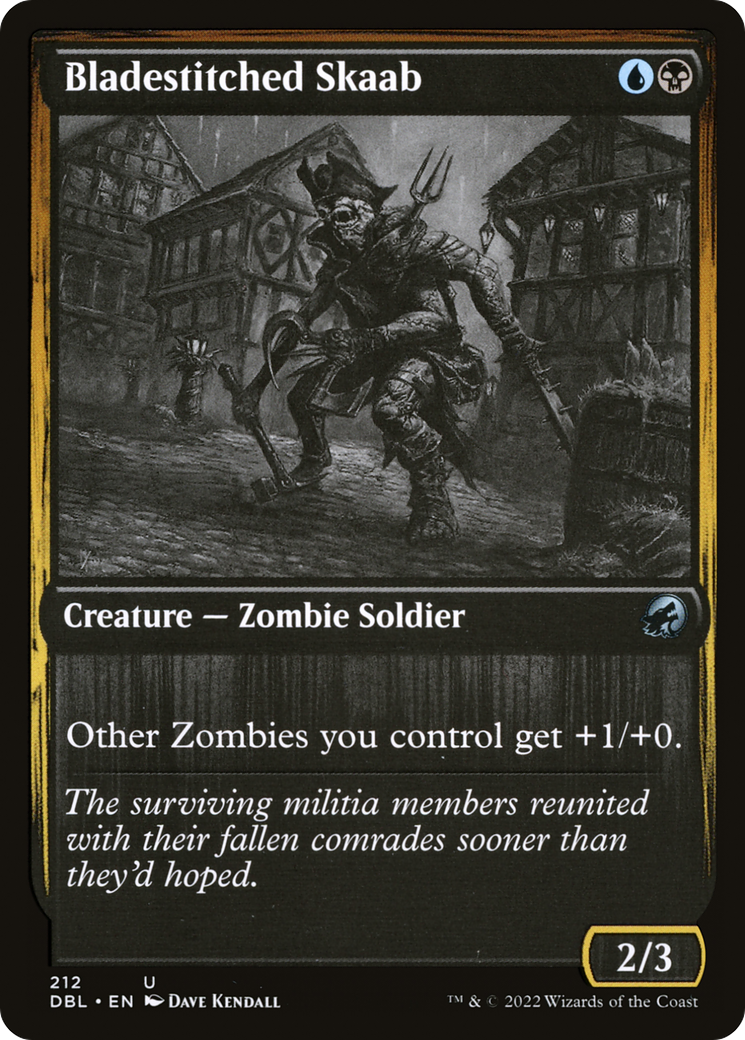 Bladestitched Skaab (212) Foil - Innistrad: Double Feature