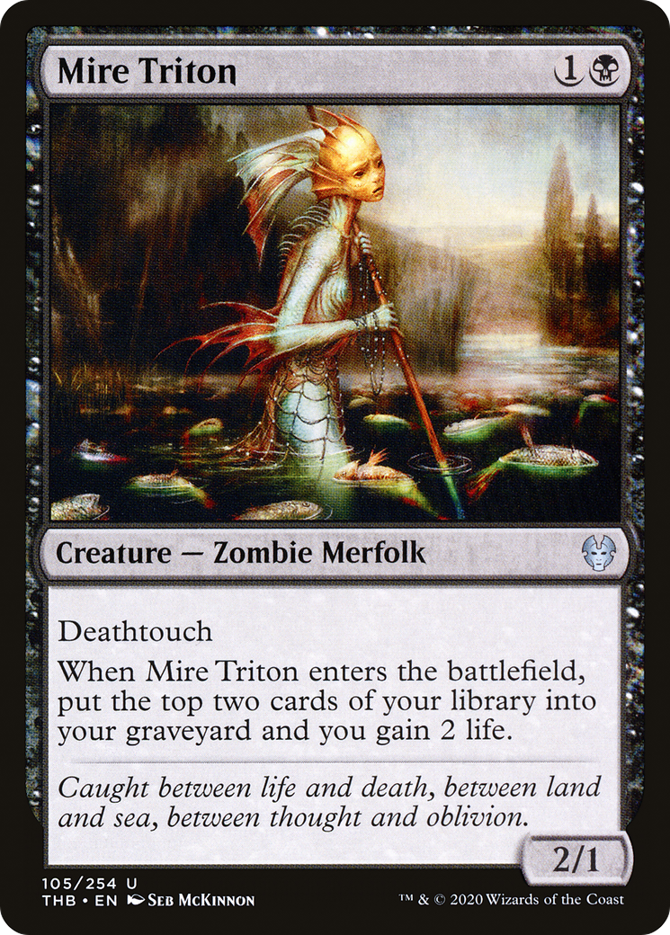 Mire Triton (105) Foil - Theros Beyond Death